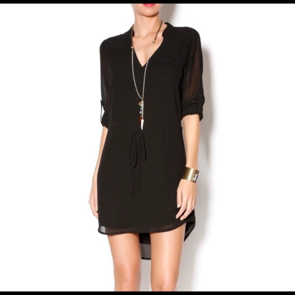 Naked Zebra Navy Tunic Dress